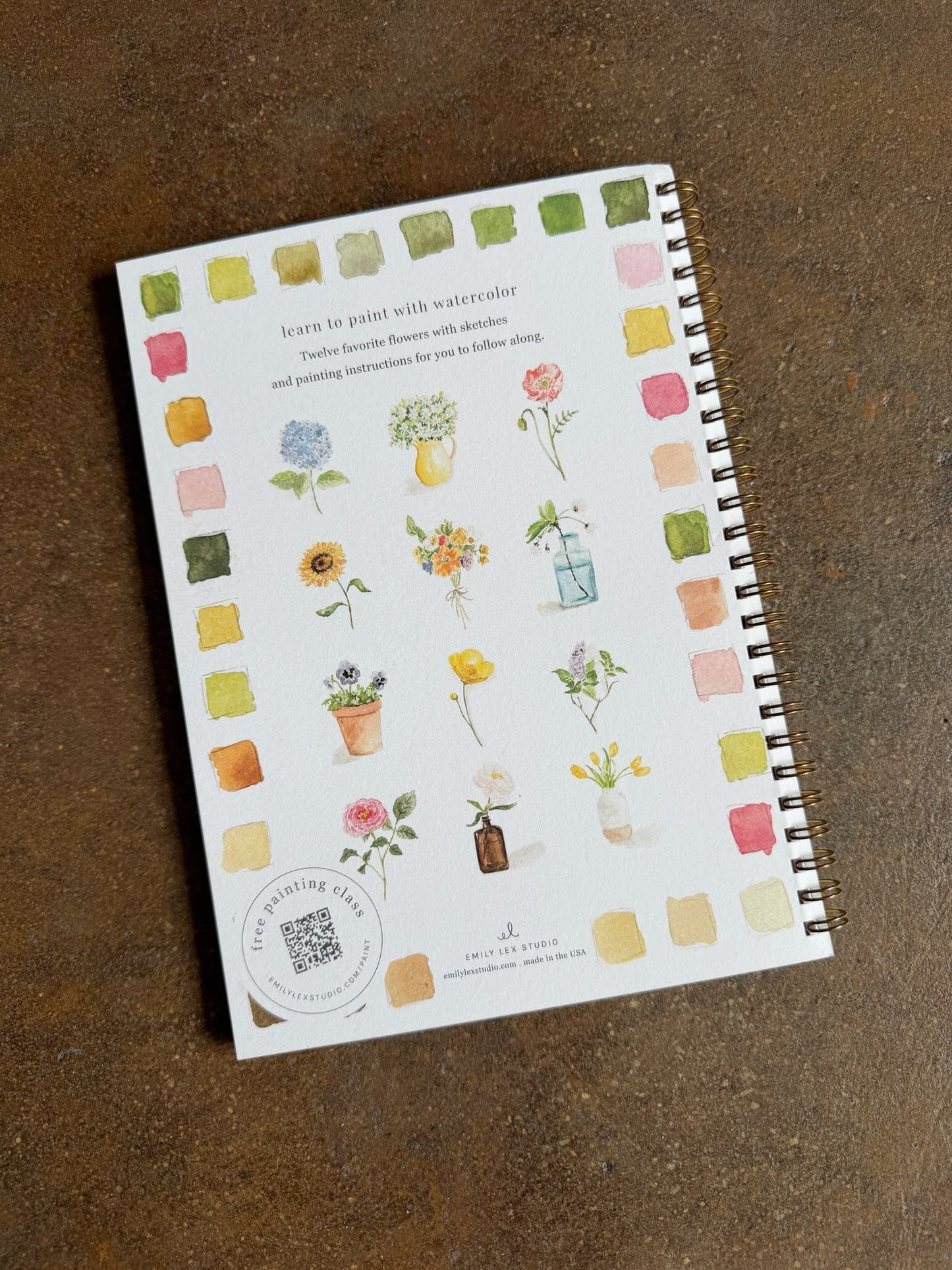 Flowers | watercolor workbook