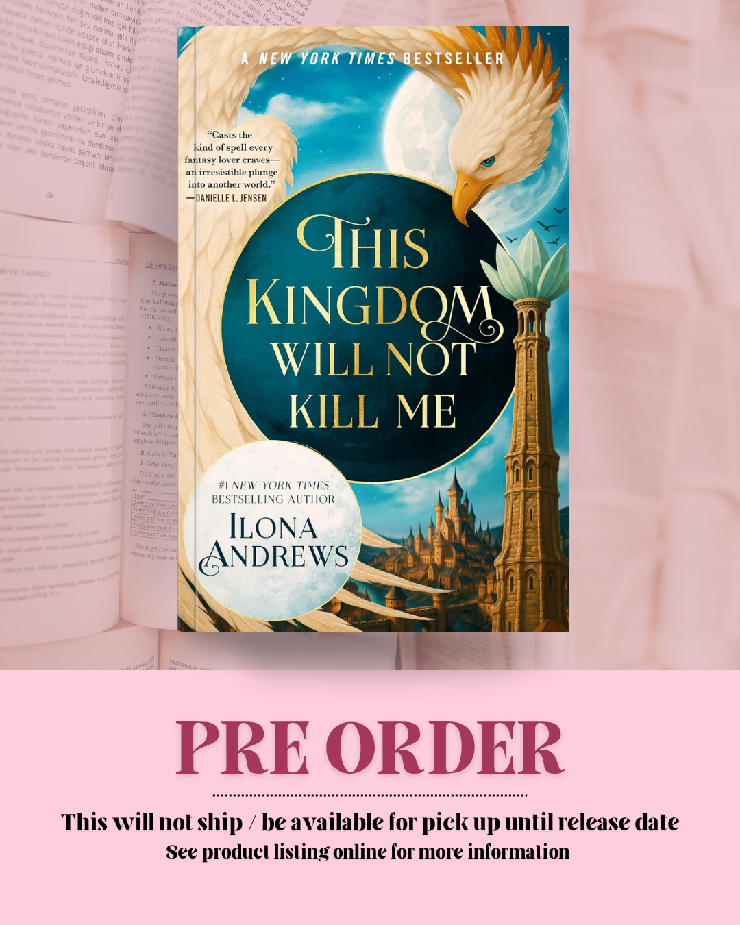 This Kingdom Will Not Kill Me by Ilona Andrews *PREORDER*