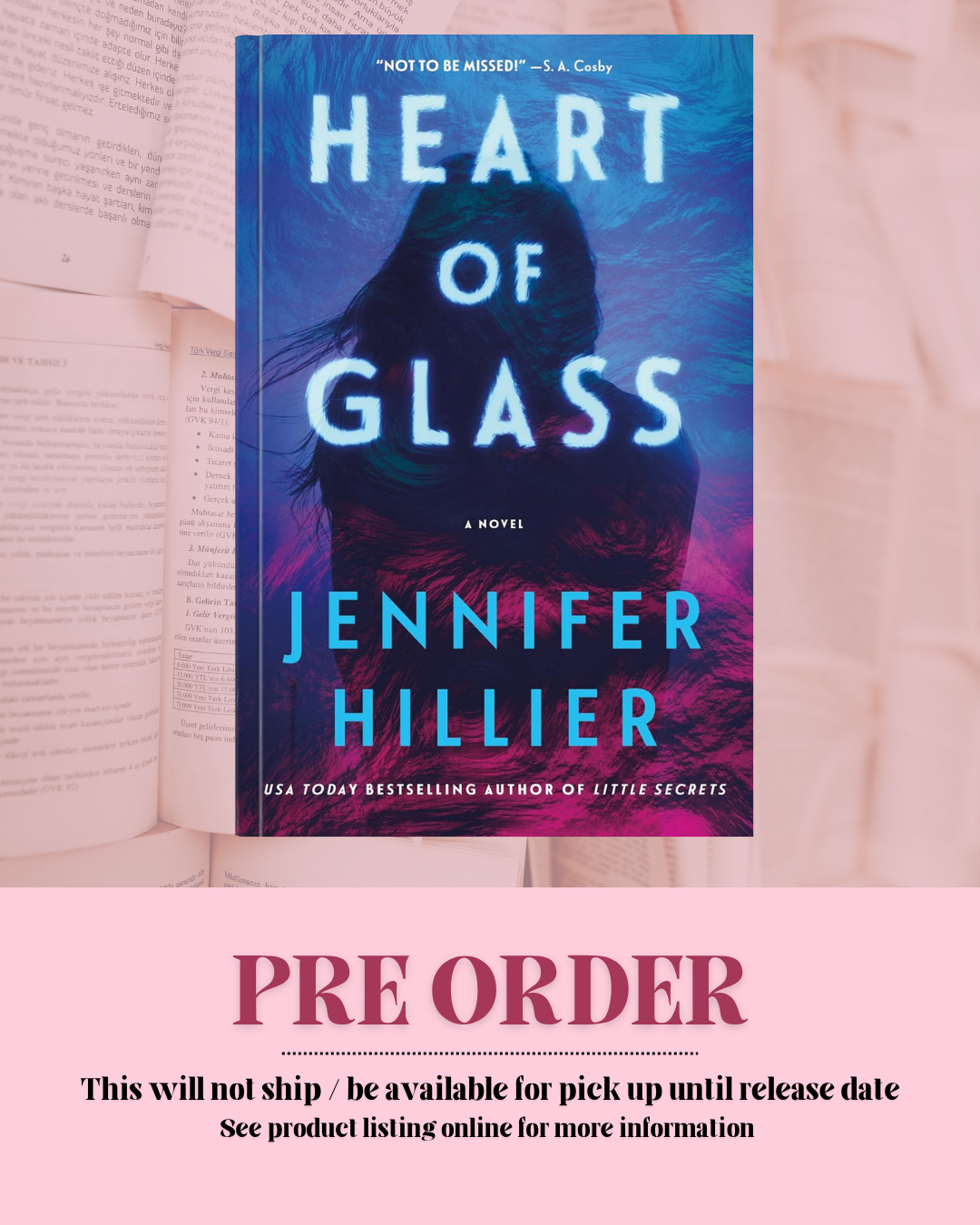 Heart of Glass by Jennifer Hillier *PREORDER*