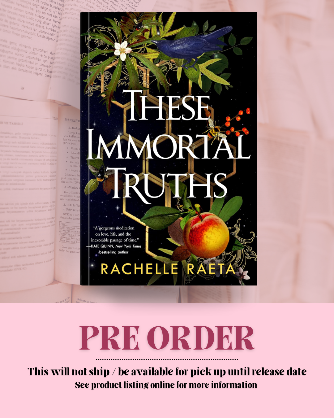 These Immortal Truths by Rachelle Raeta (Book 1) *PREORDER*