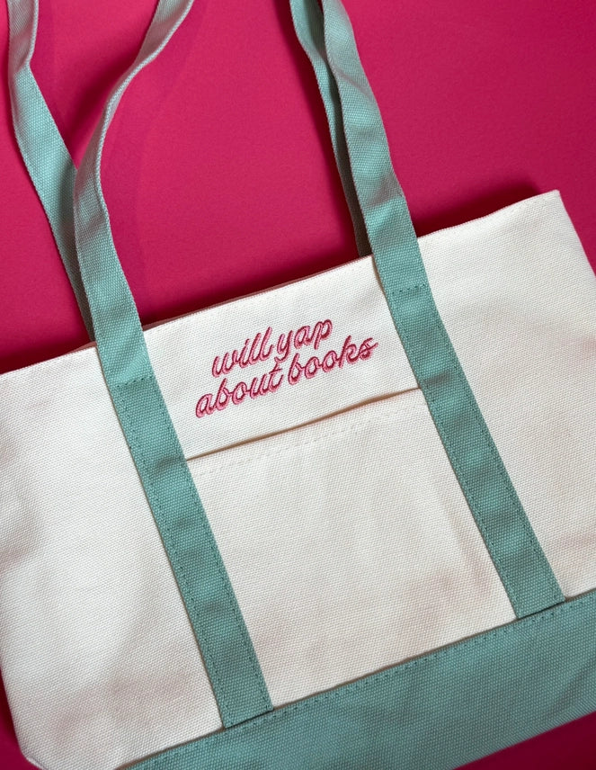 Will Yap About Books Mini Tote Bag