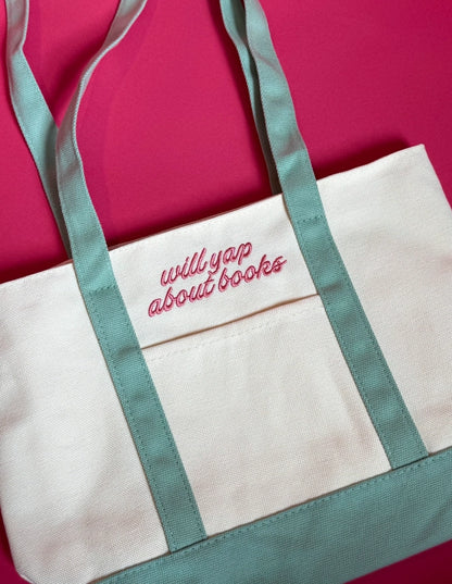 Will Yap About Books Mini Tote Bag