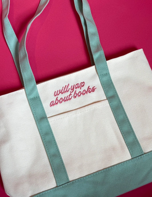 Will Yap About Books Mini Tote Bag