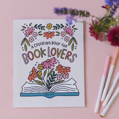 Book Lovers Coloring Book