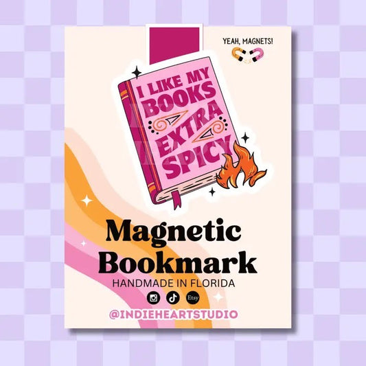 Extra Spicy Books | Magnetic Bookmark