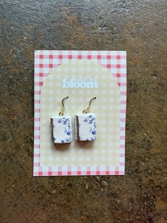 Vintage Books | Polymer Clay Earrings