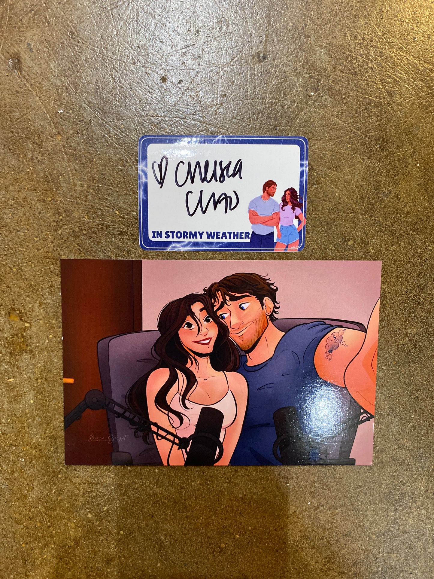 In Stormy Weather by Chelsea Curto *SIGNED* w/ Art