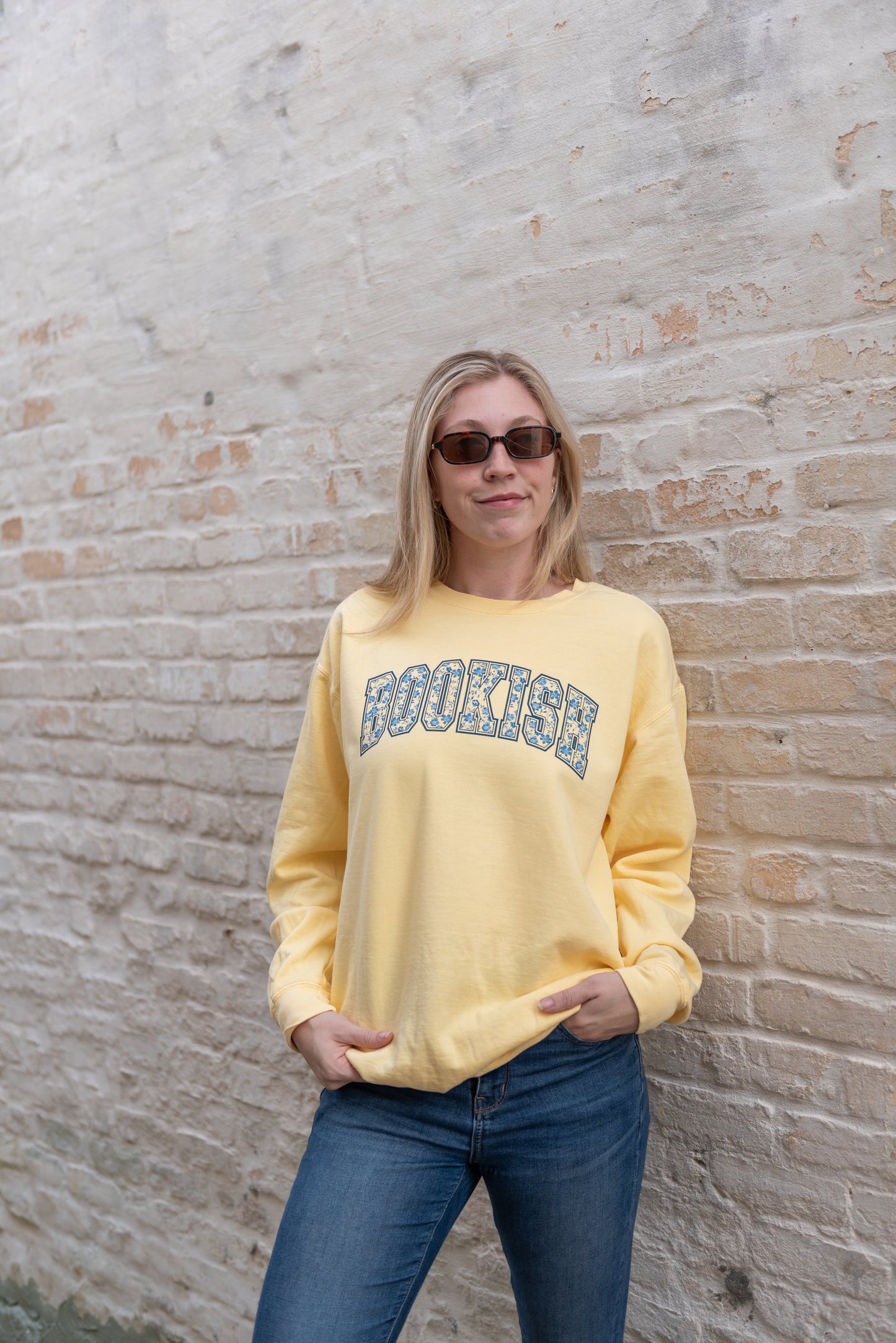 Yellow Bookish Sweatshirt