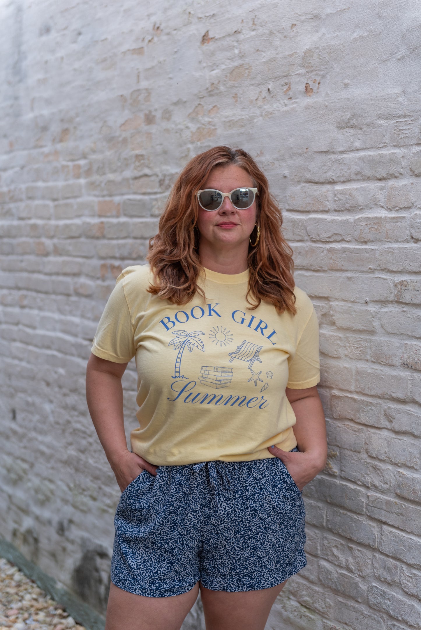 Book Girl Summer T Shirt