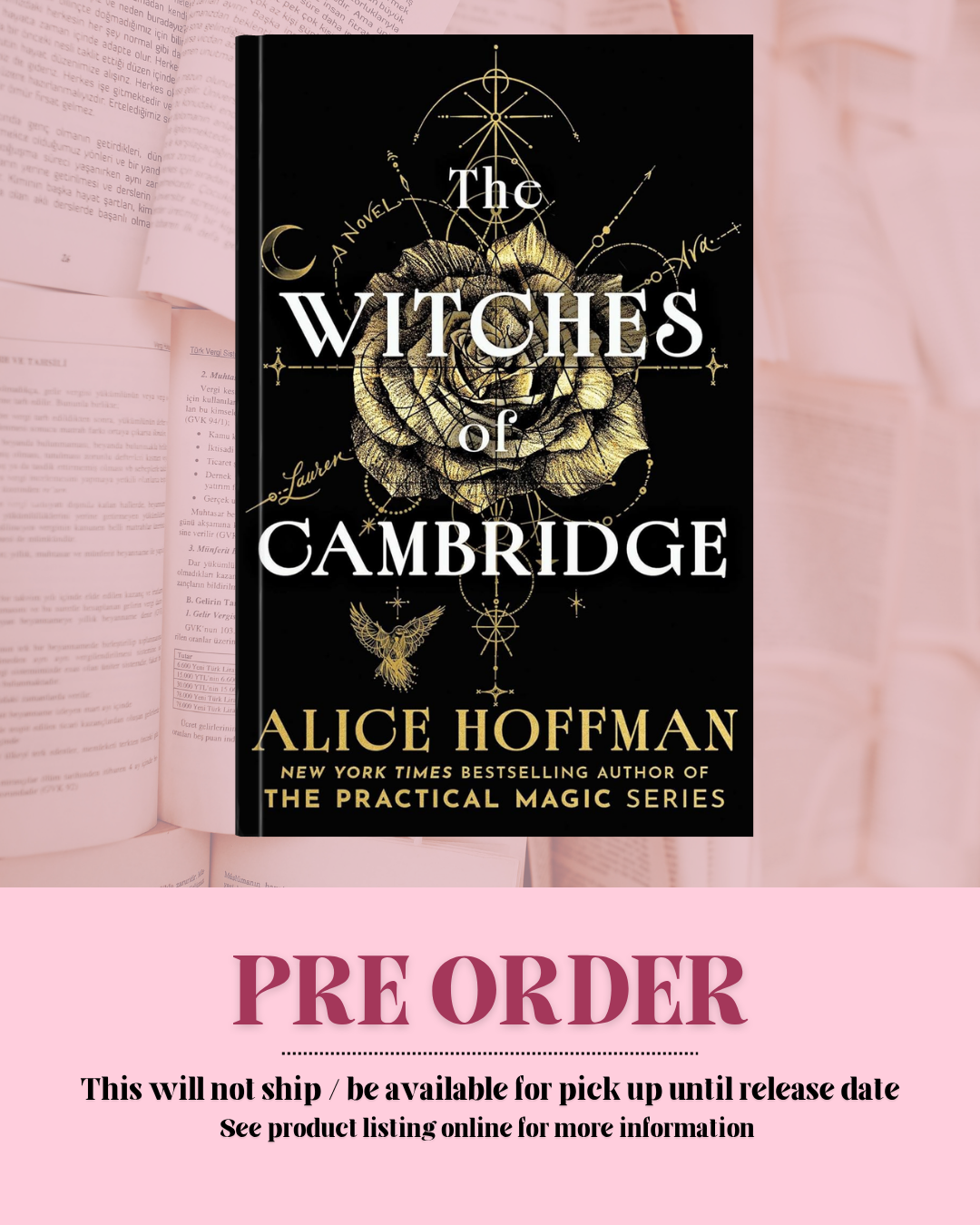 The Witches of Cambridge by Alice Hoffman *PREORDER*