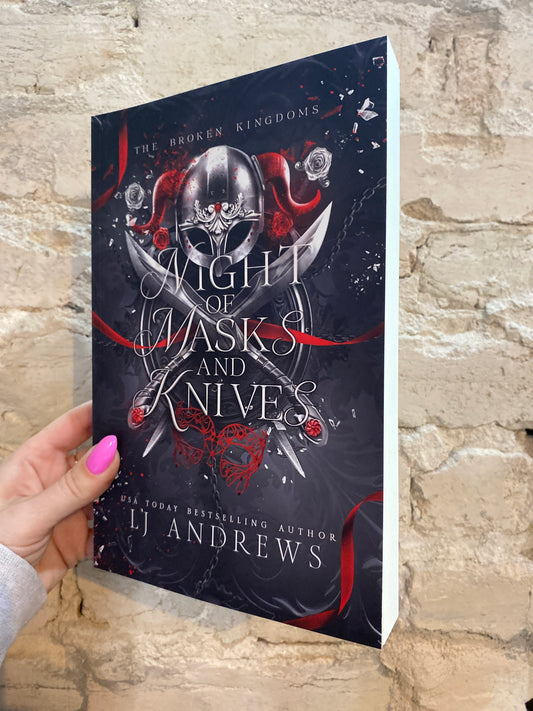 Night of Masks and Knives by LJ Andrews (Book 4)