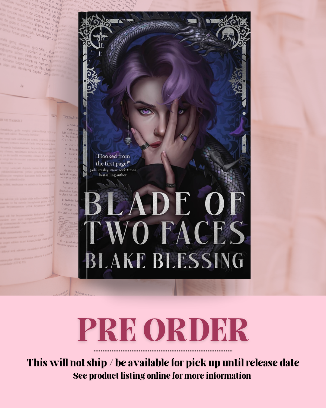 Blade of Two Faces by Blake Blessing *PREORDER*