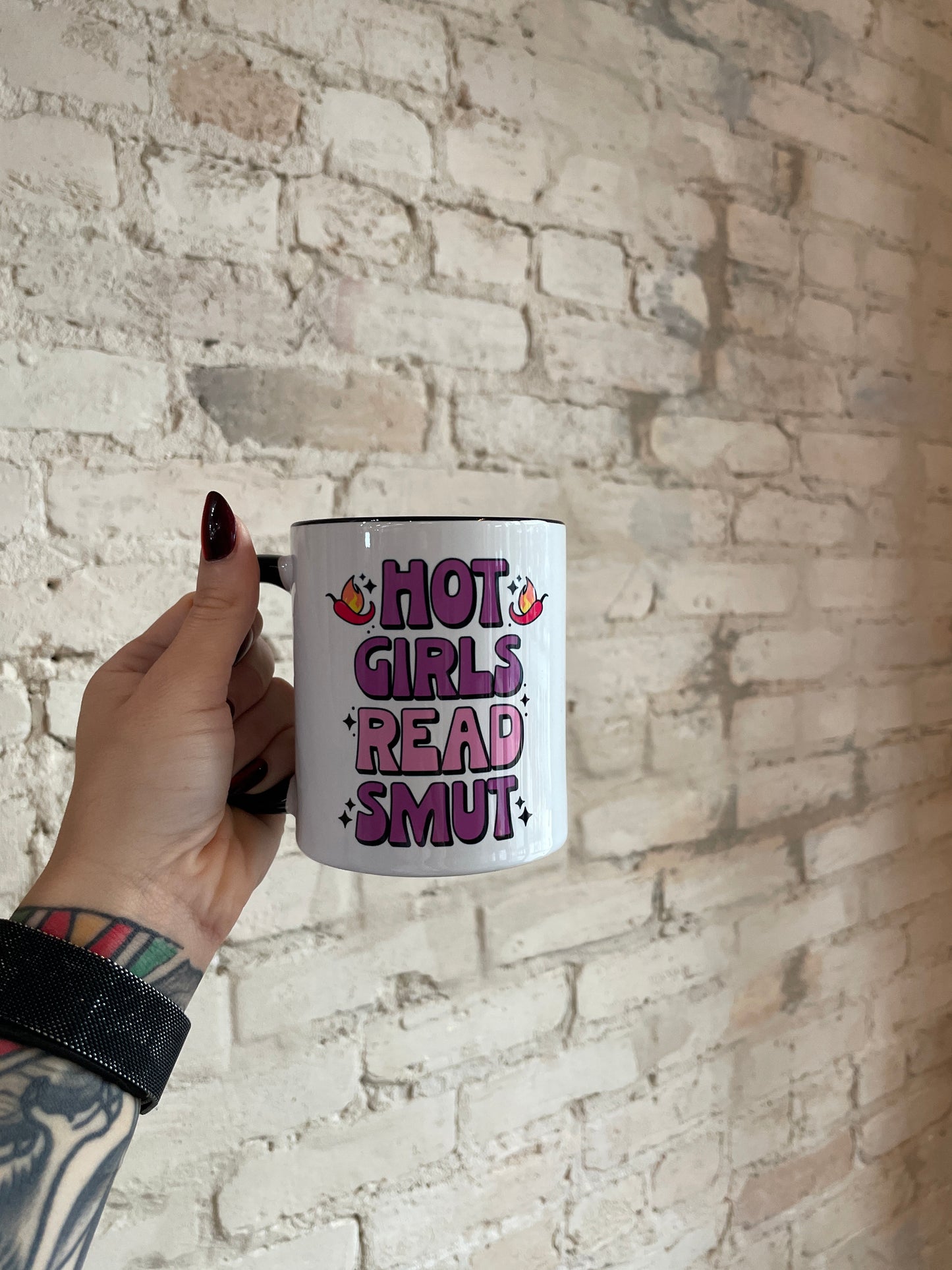 Hot Girls Read Smut Coffee Mug