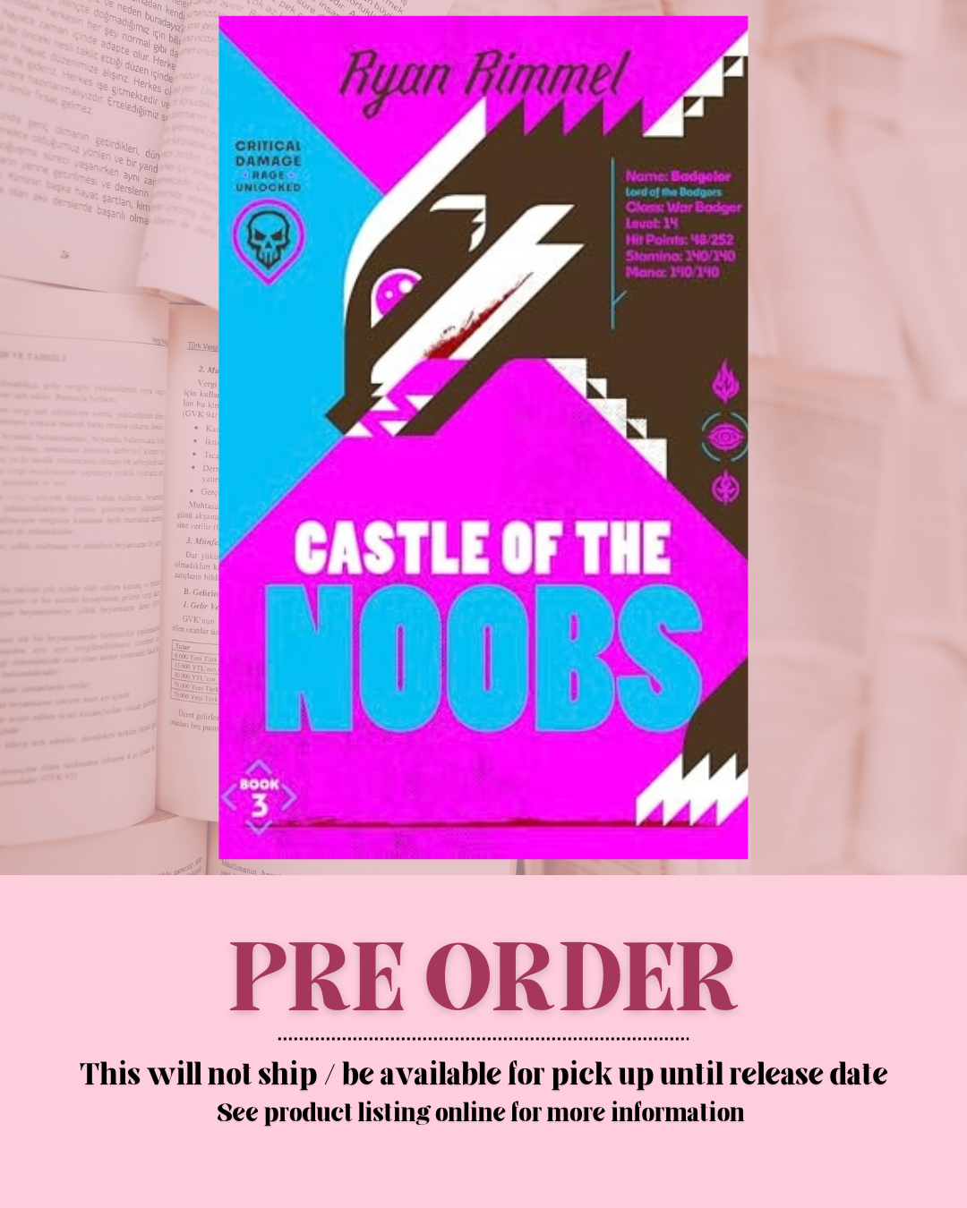Castle of the Noobs by Ryan Rimmel (Noobtown: Book 3) *PREORDER*