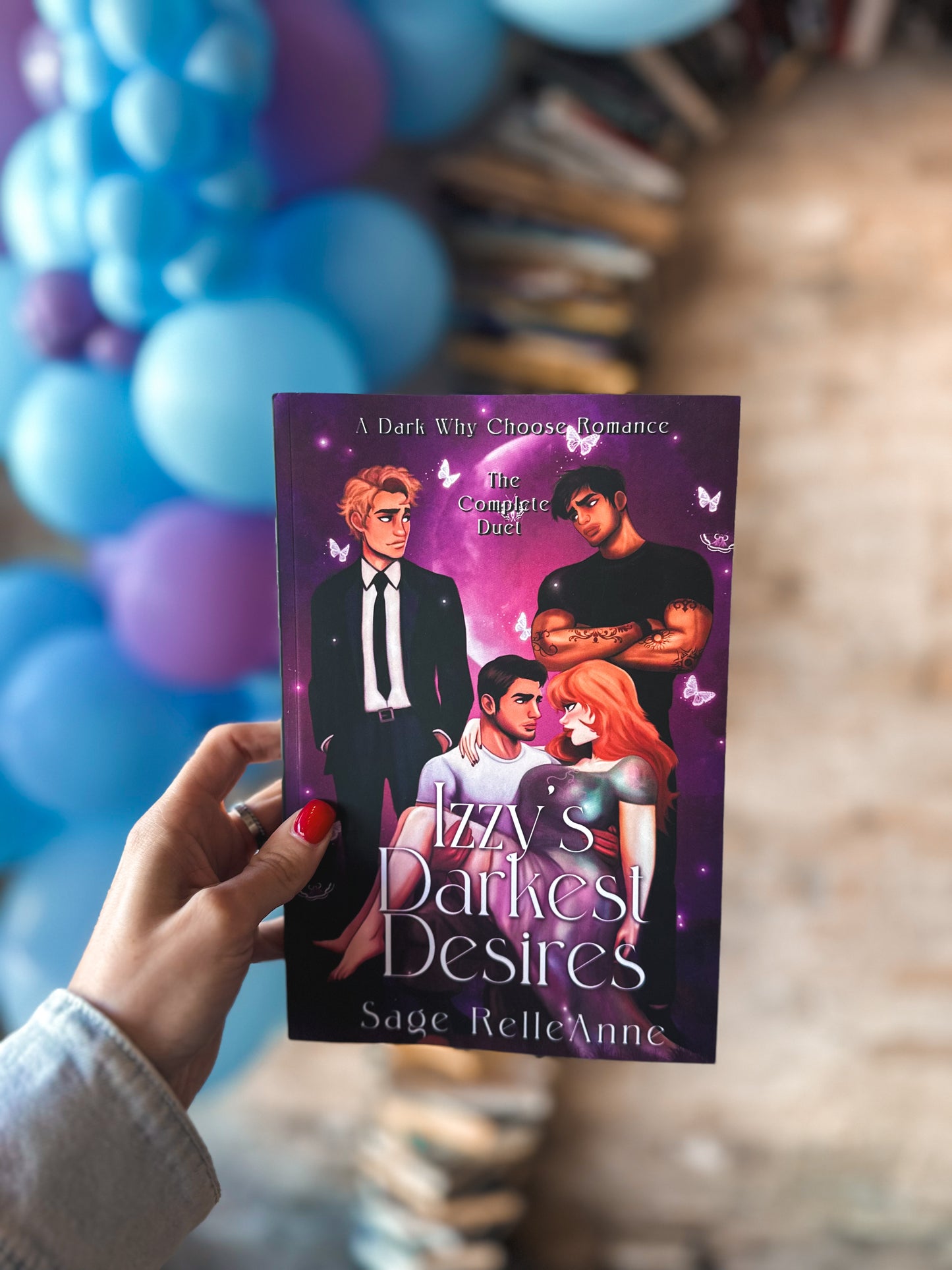 Izzy's Darkest Desires by Sage RelleAnne *SIGNED* w/ art