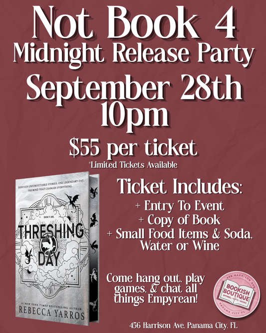 Midnight Release Party: Threshing Day (Not Book Four) by Rebecca Yarros TICKET