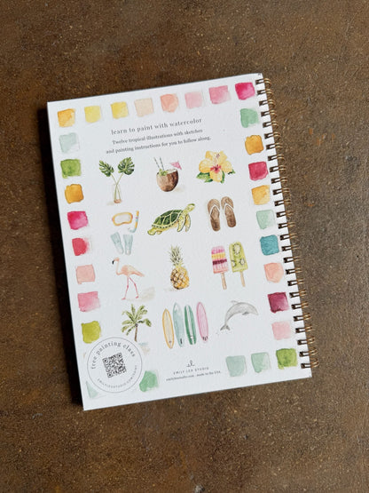 Tropical | watercolor workbook