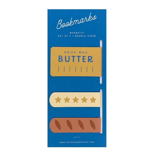 Book Was Butter | Magnetic Bookmark Set