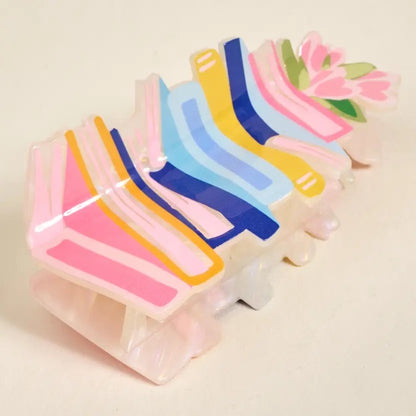 Book Nook Claw Clip