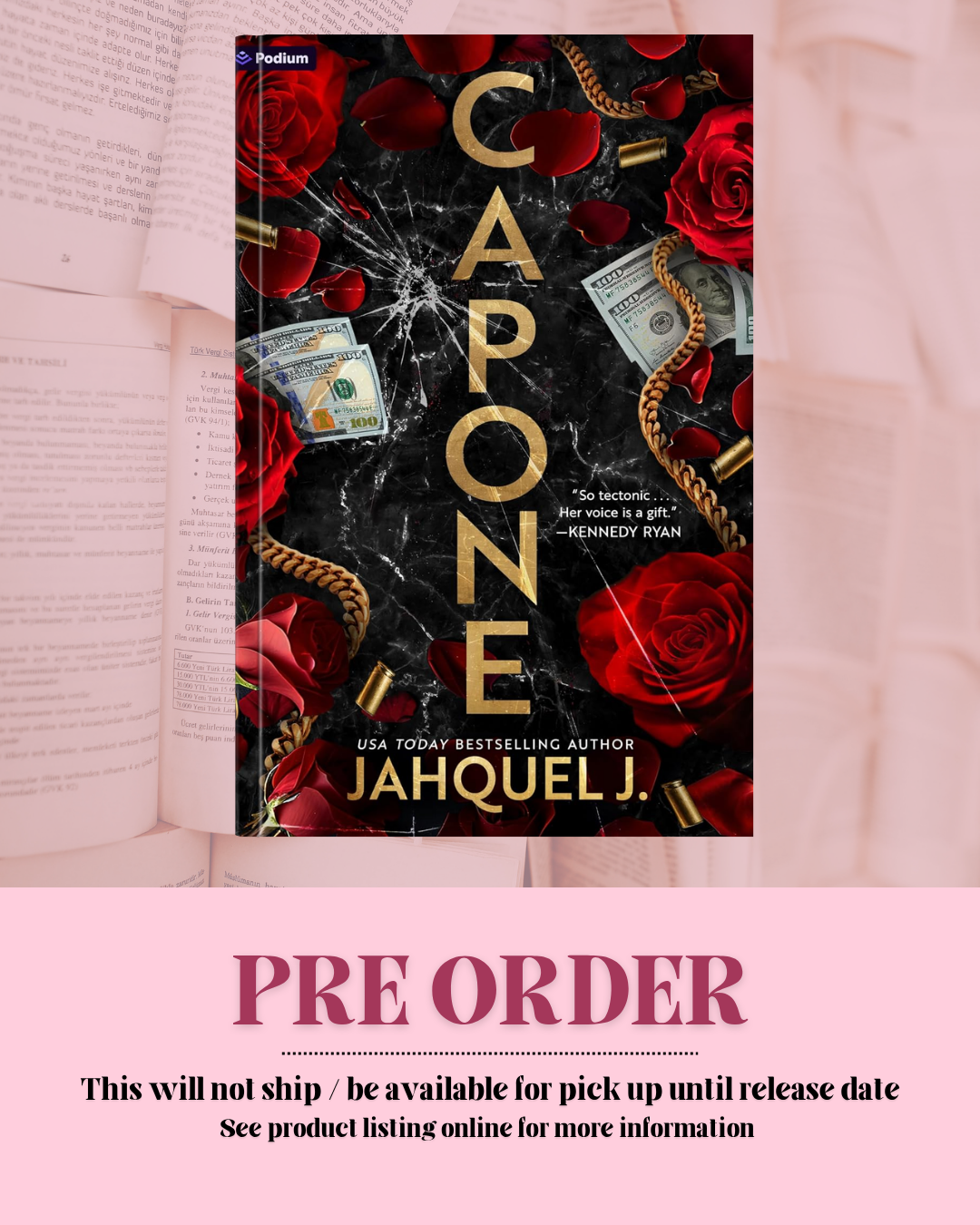 Capone by Jahquel J. (Book 1) *PREORDER*