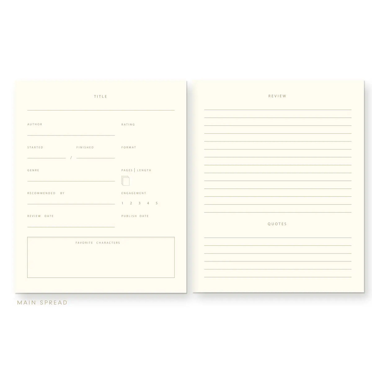 Cool Kids Read - Book Log Reading Journal