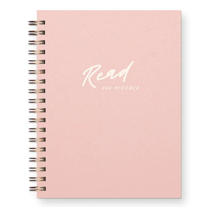 Read and Reviewed - Book Log Reading Journal