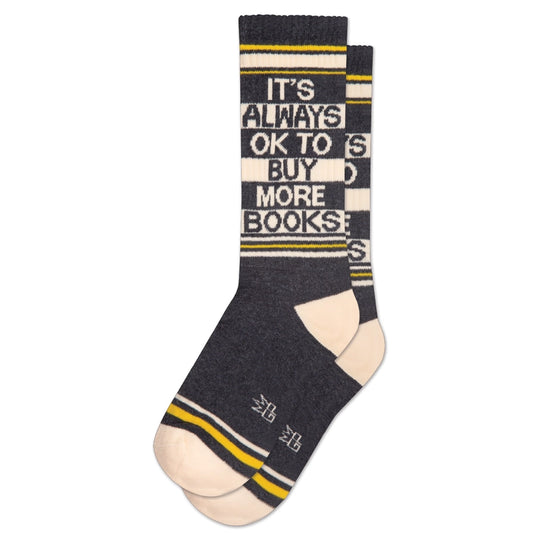 It’s Always Ok To Buy More Books | Socks